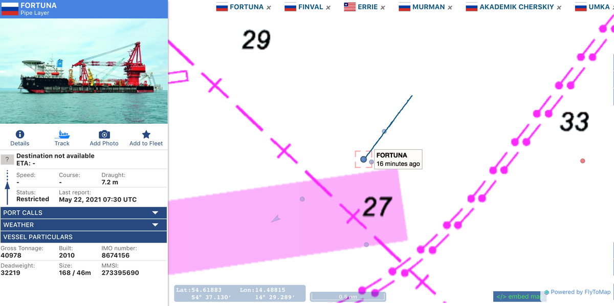 Иллюстрация 2 к статье: Северный поток-2. США ввели санкции против судов проекта. Ну и зря
