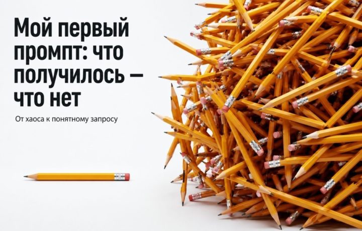 Мой первый промпт: что получилось — что нет