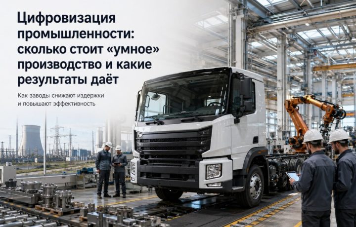 Цифровизация промышленности: сколько стоит «умное» производство и какие результаты даёт