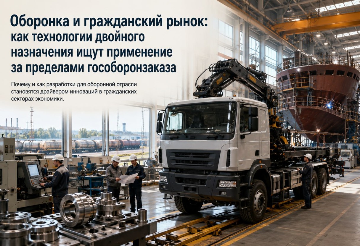 Оборонка и гражданский рынок: как технологии двойного назначения ищут применение за пределами гособоронзаказа