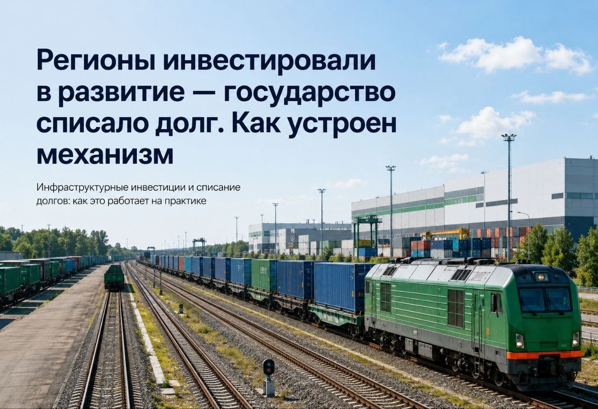 Регионы инвестировали в развитие — государство списало долг. Как устроен механизм