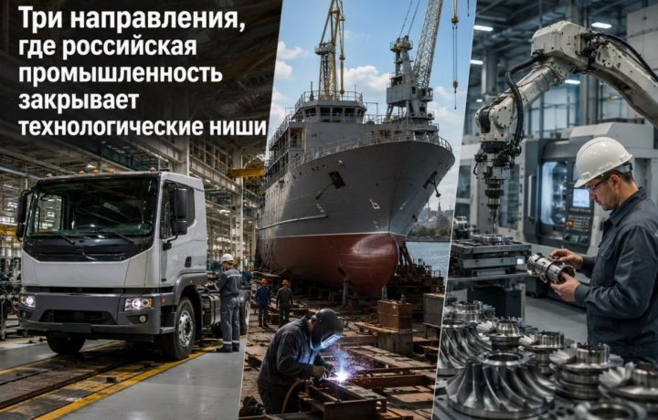 Три направления, где российская промышленность закрывает технологические ниши