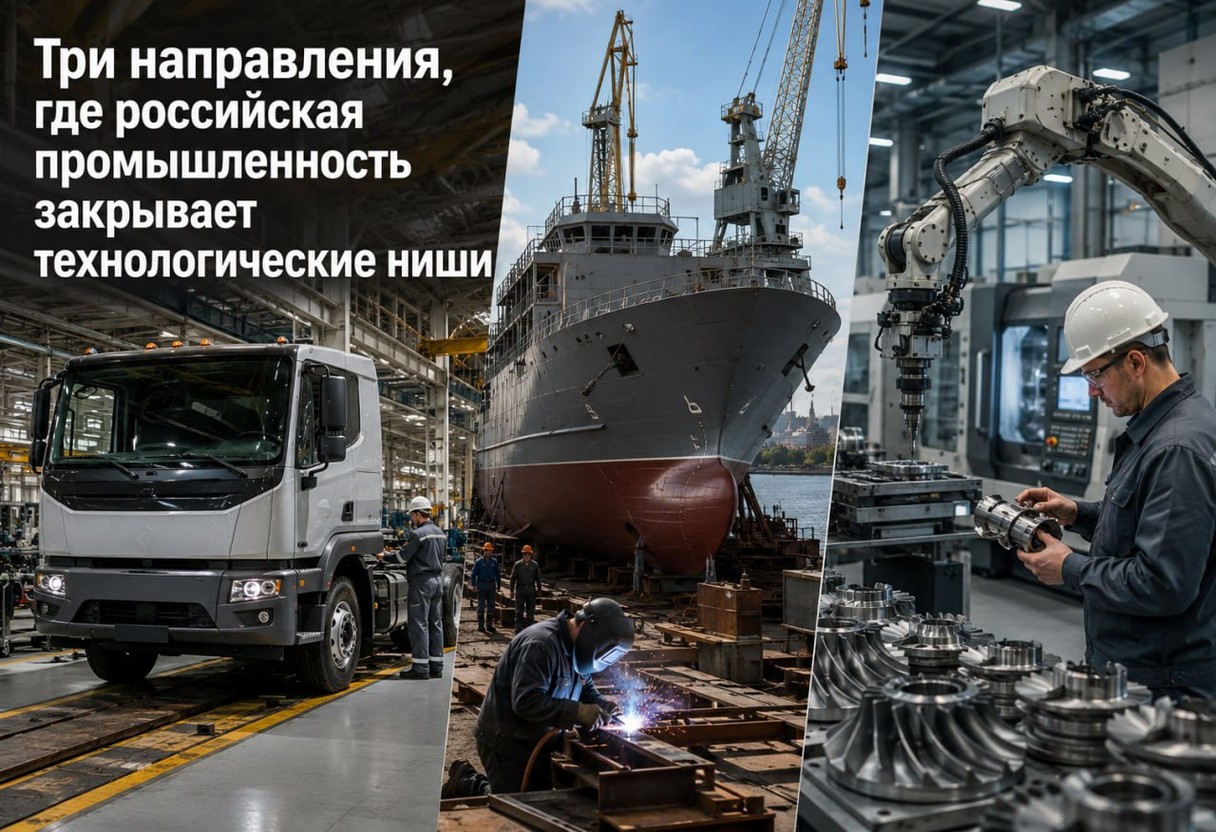 Три направления, где российская промышленность закрывает технологические ниши