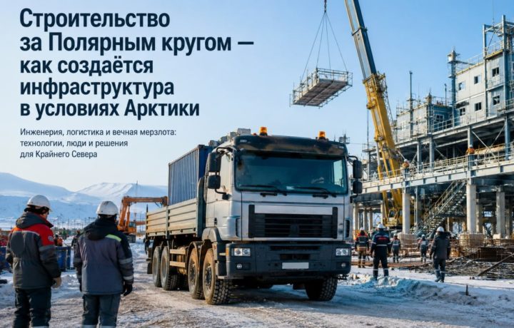 Строительство за Полярным кругом — как создаётся инфраструктура в условиях Арктики