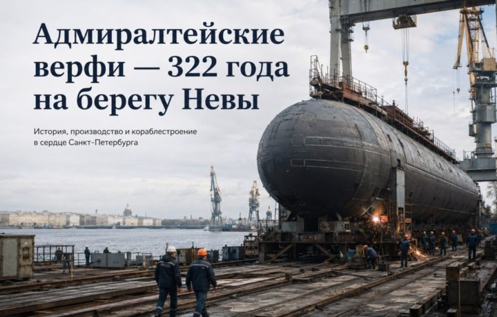 Адмиралтейские верфи — 322 года на берегу Невы