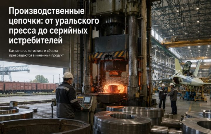 Производственные цепочки: от уральского пресса до серийных истребителей