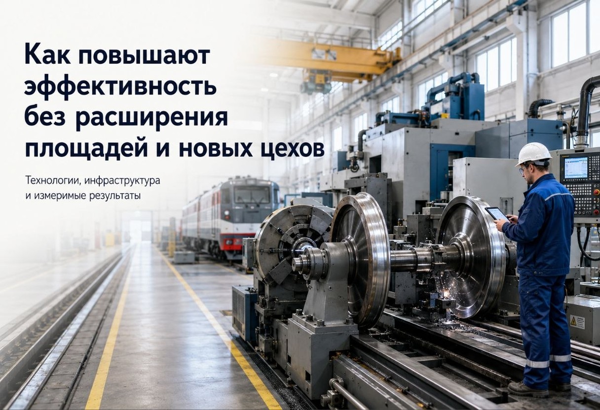 Как повышают эффективность без расширения площадей и новых цехов