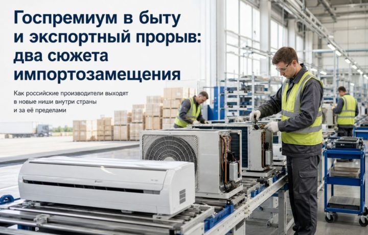 Госпремиум в быту и экспортный прорыв: два сюжета импортозамещения