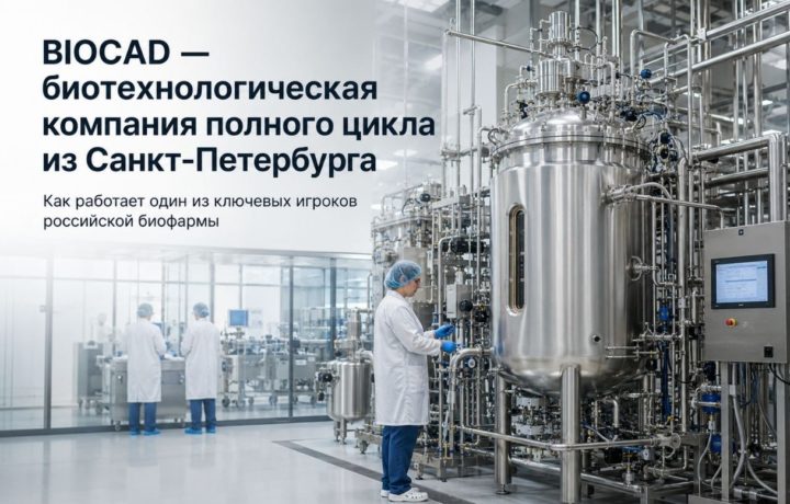 BIOCAD — биотехнологическая компания полного цикла из Санкт-Петербурга