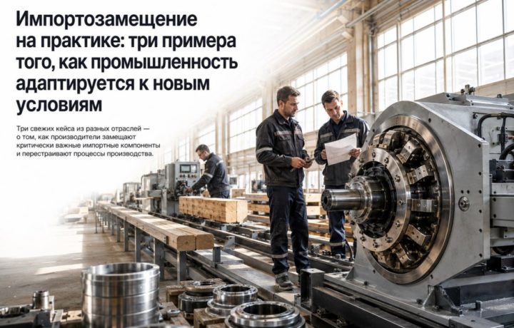 Импортозамещение на практике: три примера того, как промышленность адаптируется к новым условиям