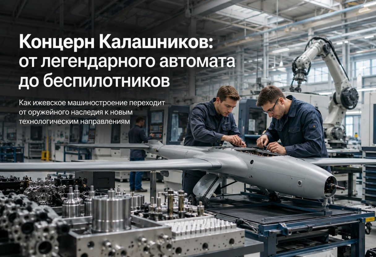 Концерн Калашников: от легендарного автомата до беспилотников