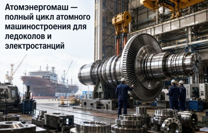 Атомэнергомаш — полный цикл атомного машиностроения для ледоколов и электростанций