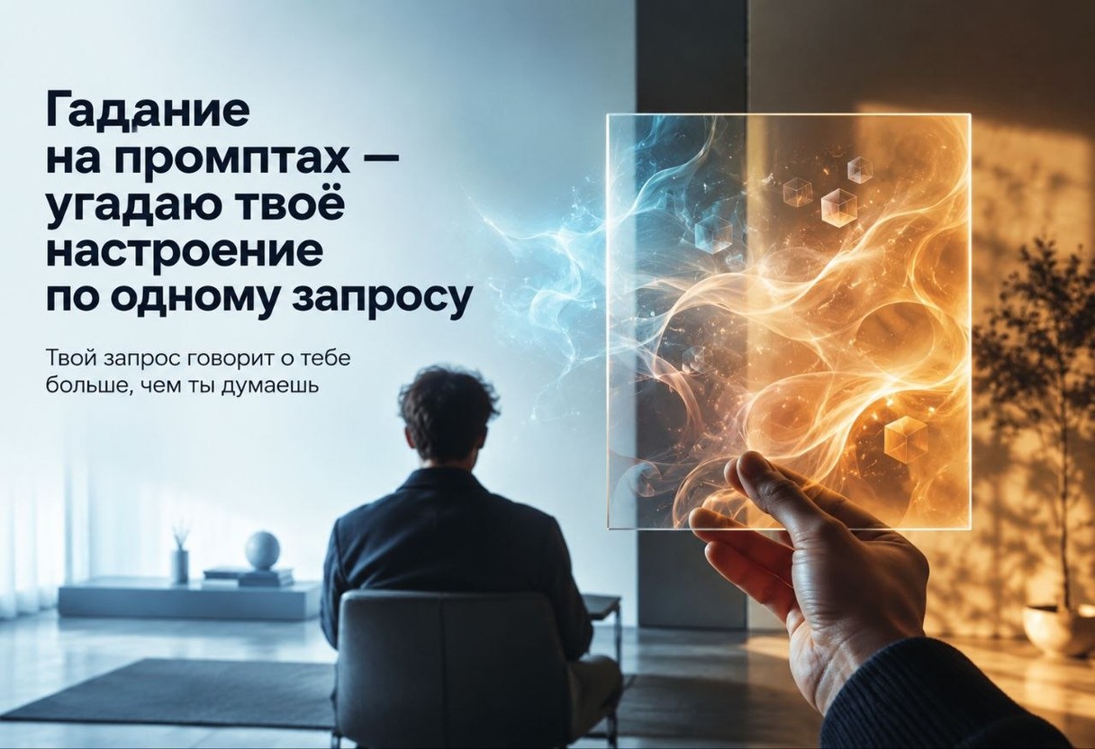 Гадание на промптах — угадаю твоё настроение по одному запросу