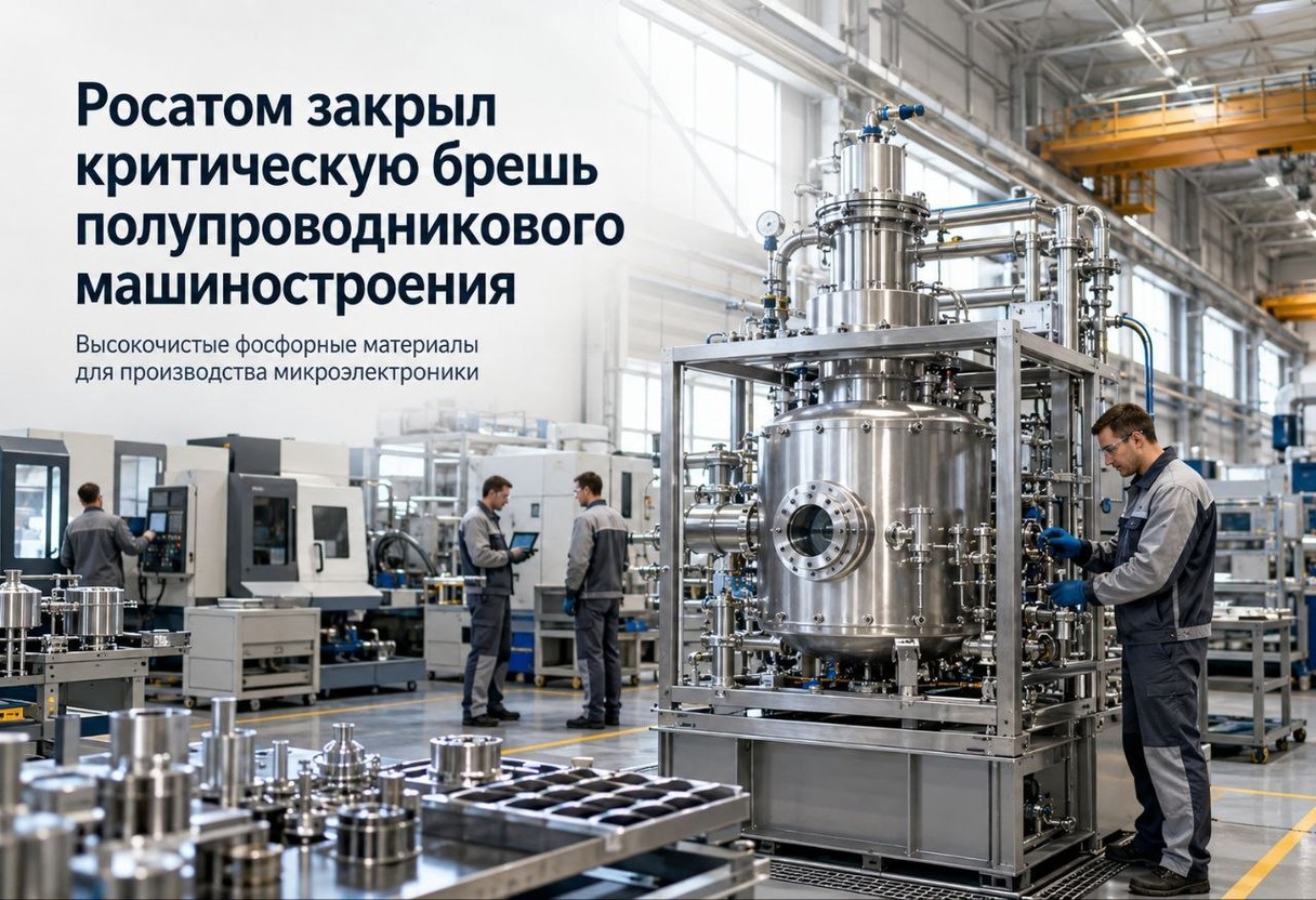 Росатом закрыл критическую брешь полупроводникового машиностроения