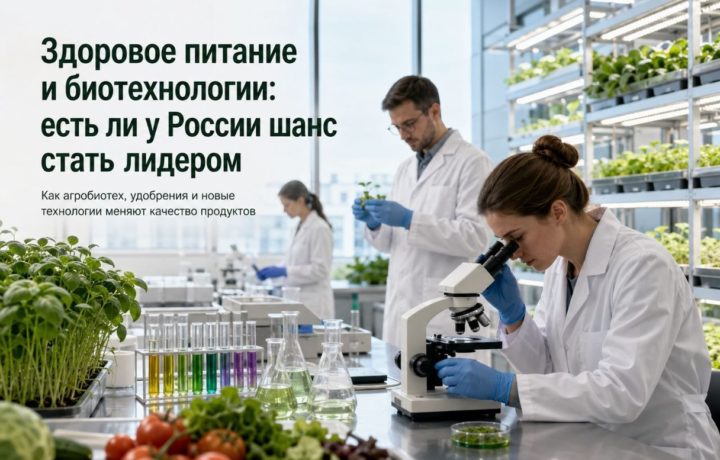 Здоровое питание и биотехнологии: есть ли у России шанс стать лидером