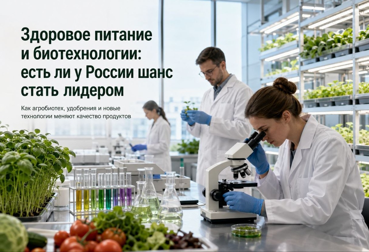 Здоровое питание и биотехнологии: есть ли у России шанс стать лидером