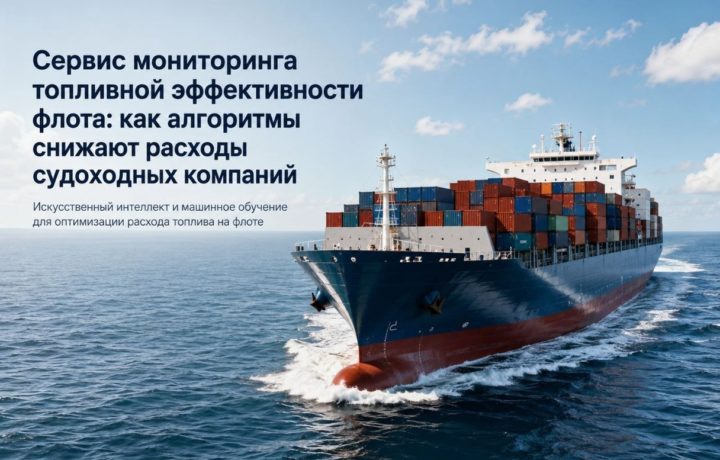 Сервис мониторинга топливной эффективности флота: как алгоритмы снижают расходы судоходных компаний
