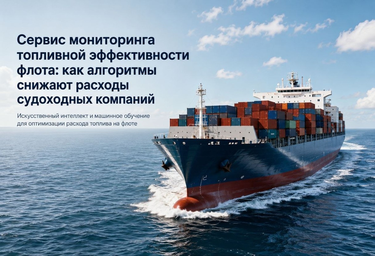 Сервис мониторинга топливной эффективности флота: как алгоритмы снижают расходы судоходных компаний