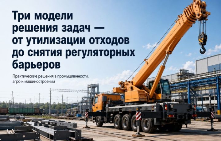 Три модели решения задач — от утилизации отходов до снятия регуляторных барьеров