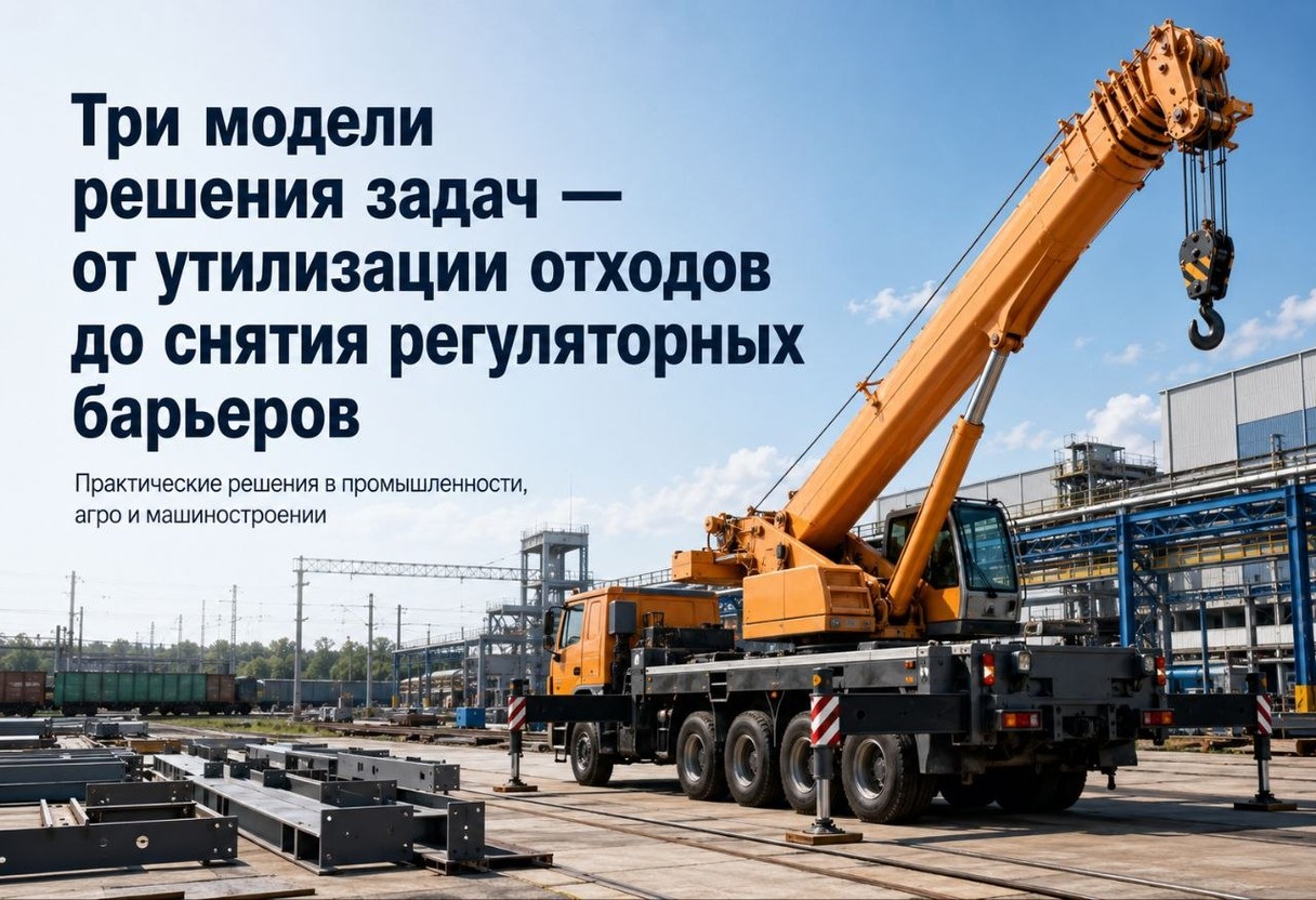 Три модели решения задач — от утилизации отходов до снятия регуляторных барьеров