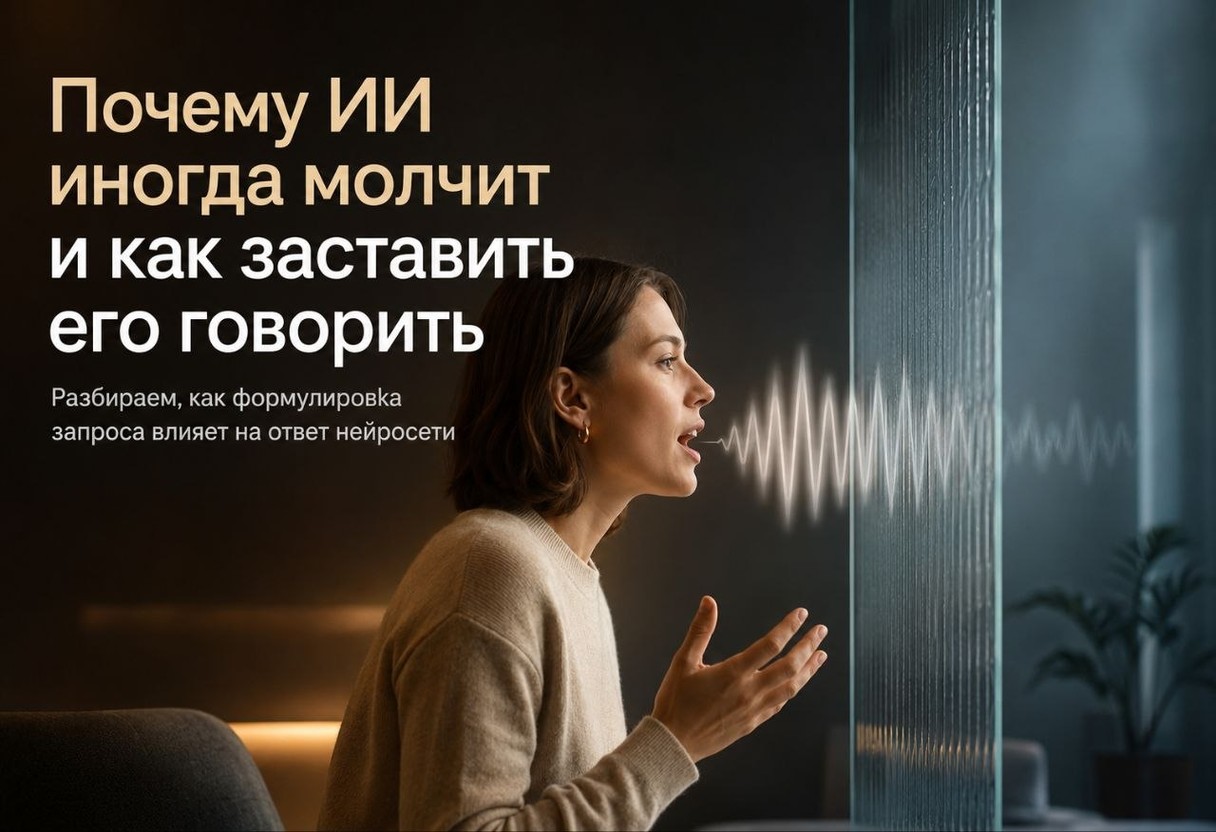 Почему ИИ иногда молчит и как заставить его говорить