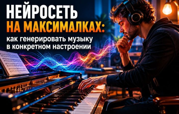 Нейросеть на максималках: как генерировать музыку в конкретном настроении