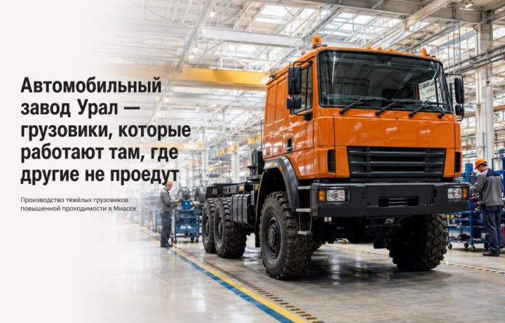 Автомобильный завод Урал — грузовики, которые работают там, где другие не проедут