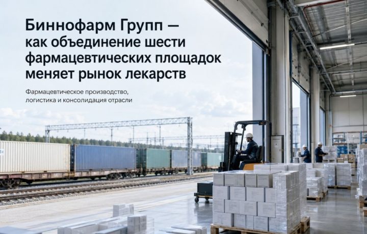 Биннофарм Групп — как объединение шести фармацевтических площадок меняет рынок лекарств