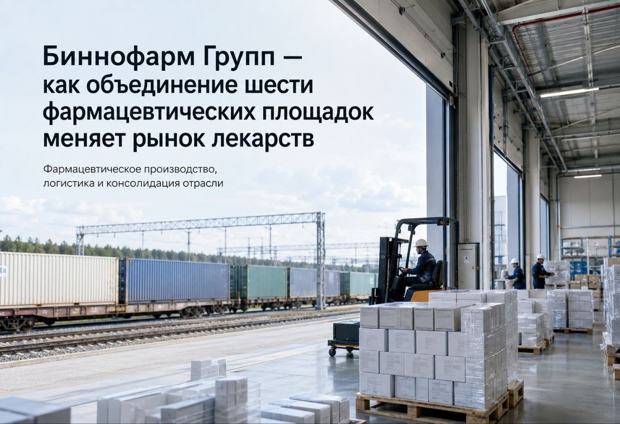 Биннофарм Групп — как объединение шести фармацевтических площадок меняет рынок лекарств
