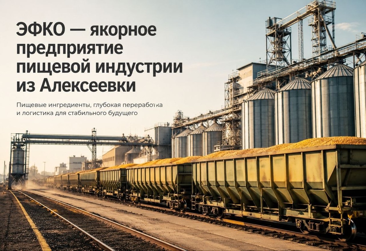 ЭФКО — якорное предприятие пищевой индустрии из Алексеевки