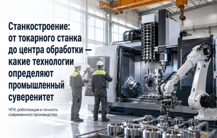 Станкостроение: от токарного станка до центра обработки — какие технологии определяют промышленный суверенитет