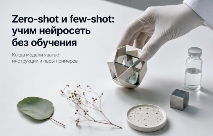 Zero-shot и few-shot: учим нейросеть без обучения