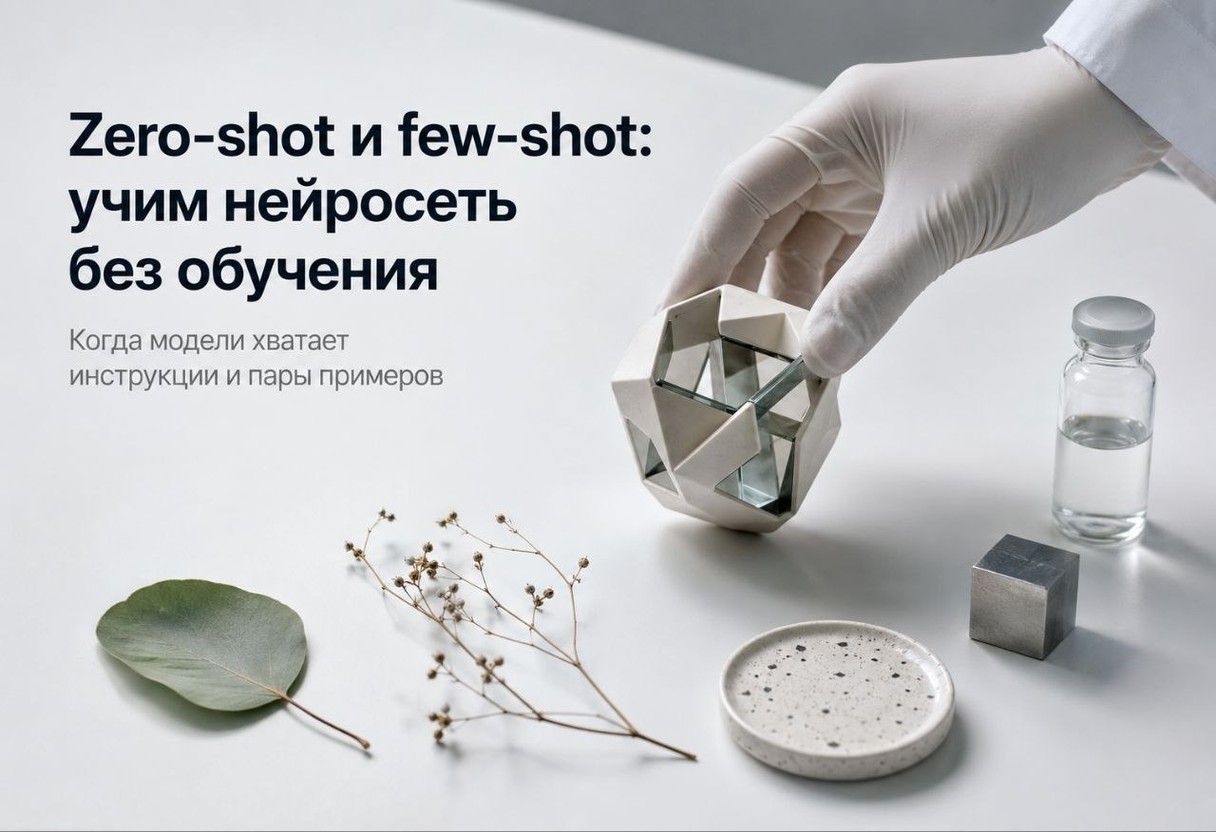 Zero-shot и few-shot: учим нейросеть без обучения