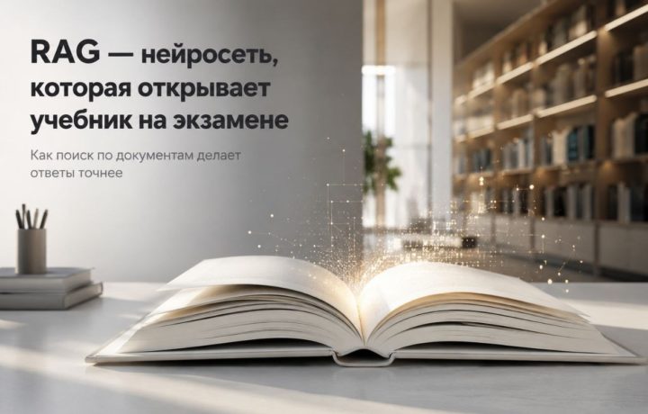 RAG — нейросеть, которая открывает учебник на экзамене