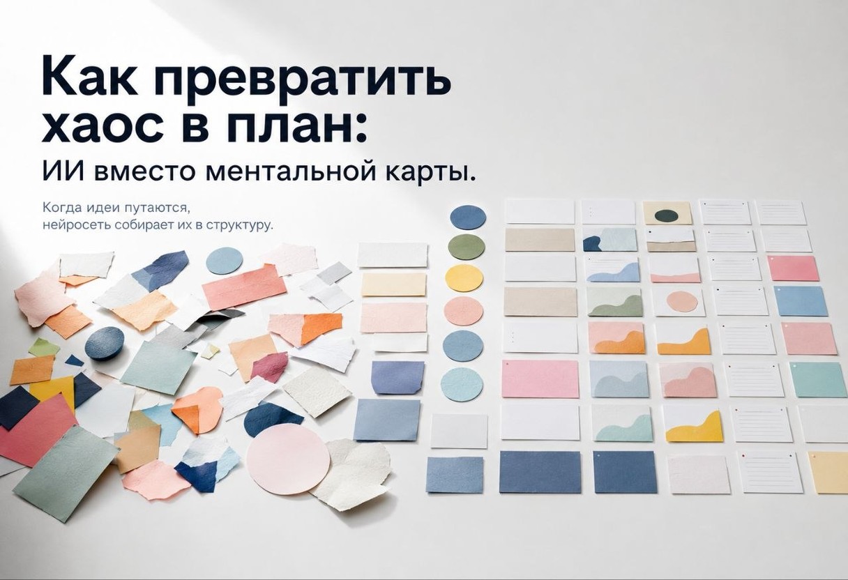 Как превратить хаос в план: ИИ вместо ментальной карты