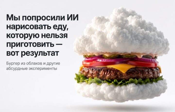 Мы попросили ИИ нарисовать еду, которую нельзя приготовить — вот результат