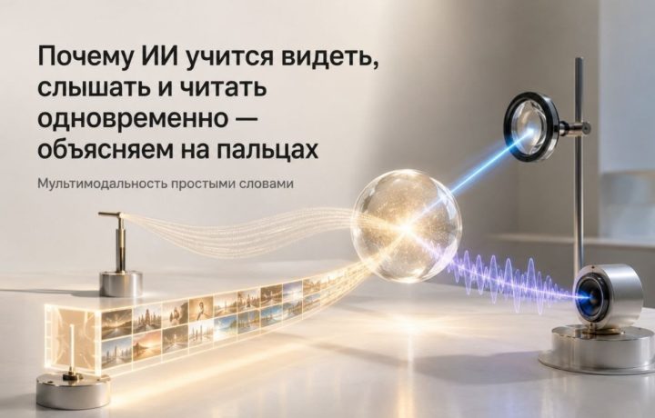 Почему ИИ учится видеть, слышать и читать одновременно — объясняем на пальцах