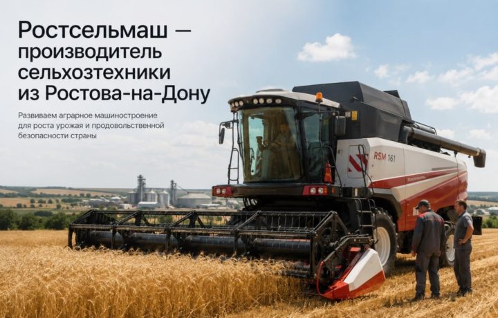 Ростсельмаш — производитель сельхозтехники из Ростова-на-Дону