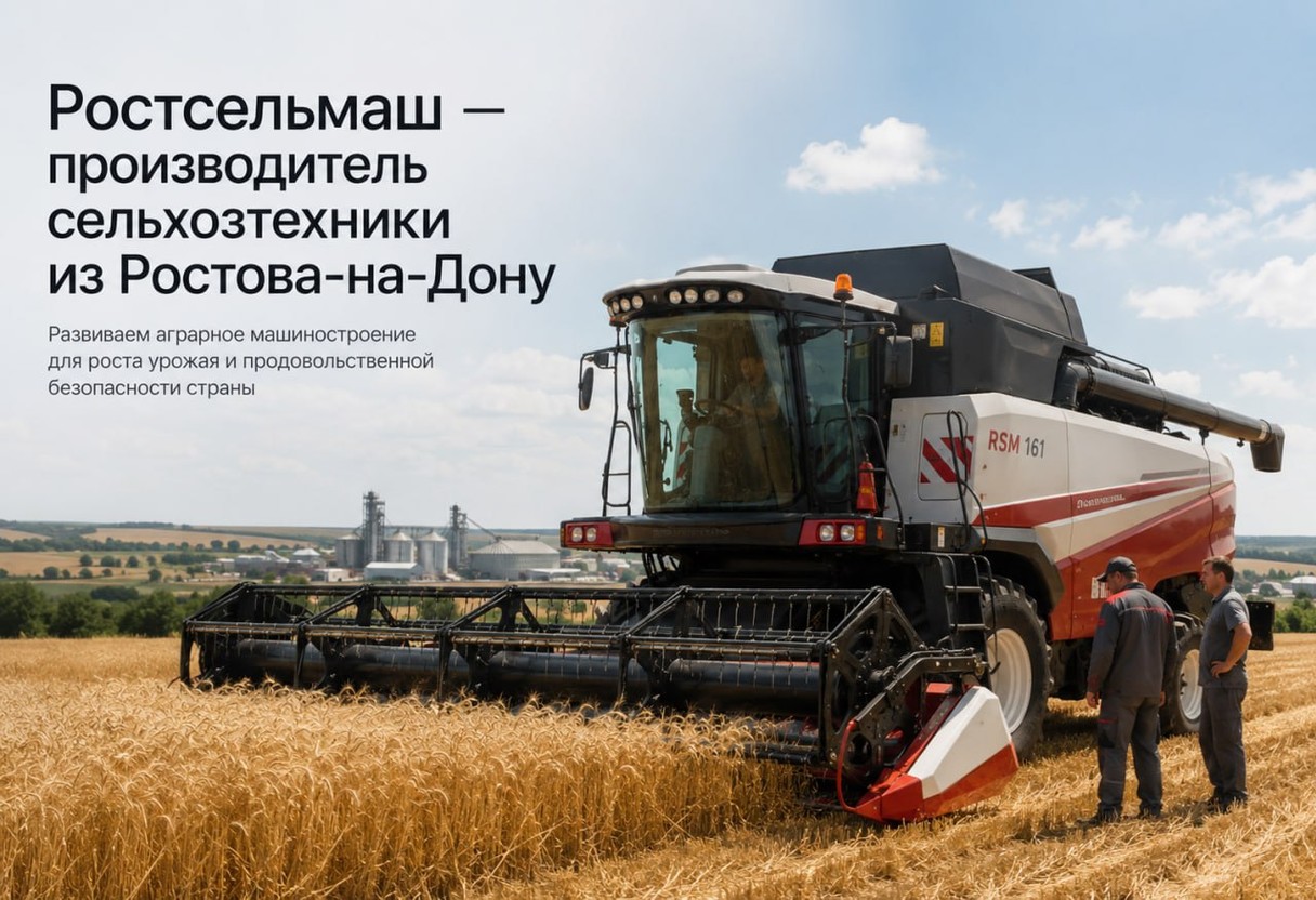 Ростсельмаш — производитель сельхозтехники из Ростова-на-Дону