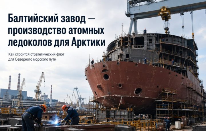 Балтийский завод — производство атомных ледоколов для Арктики