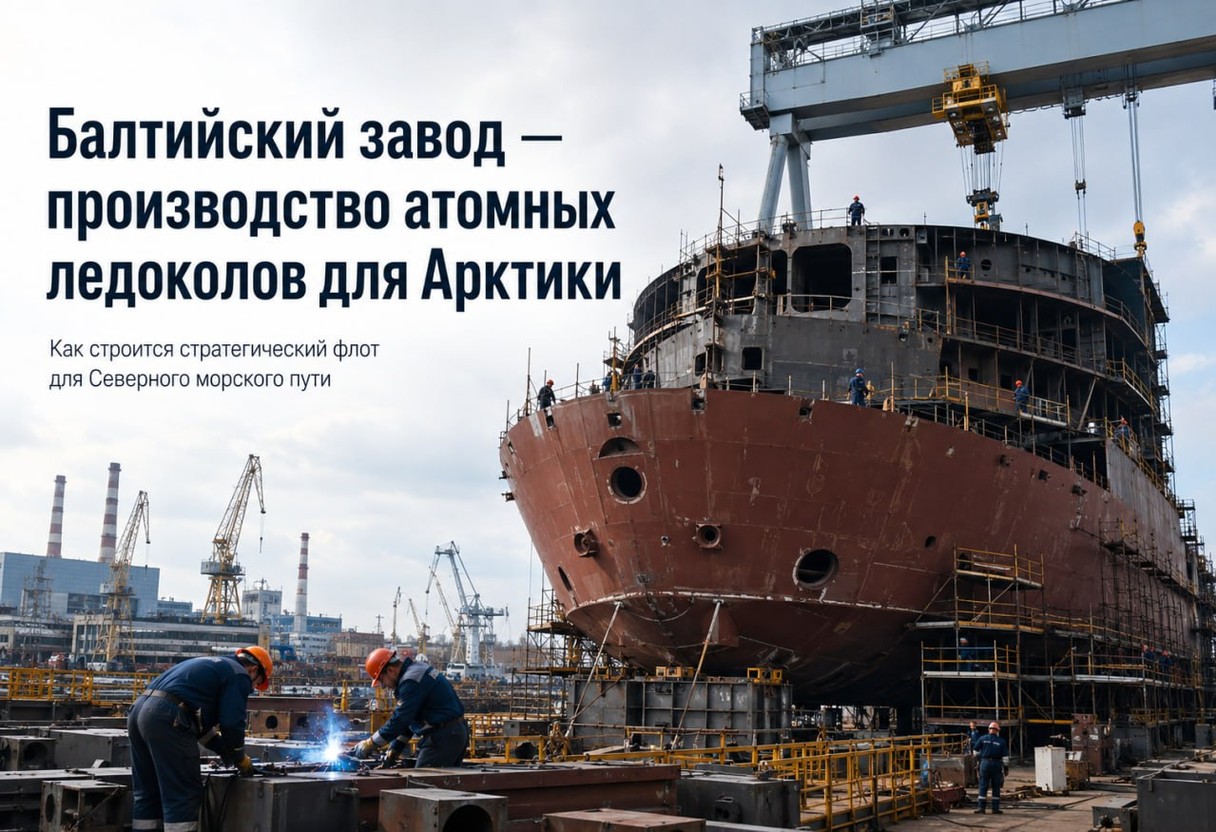 Балтийский завод — производство атомных ледоколов для Арктики