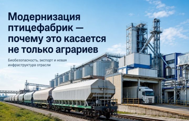 Модернизация птицефабрик — почему это касается не только аграриев