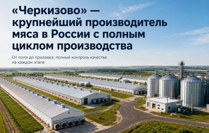 «Черкизово» — крупнейший производитель мяса в России с полным циклом производства