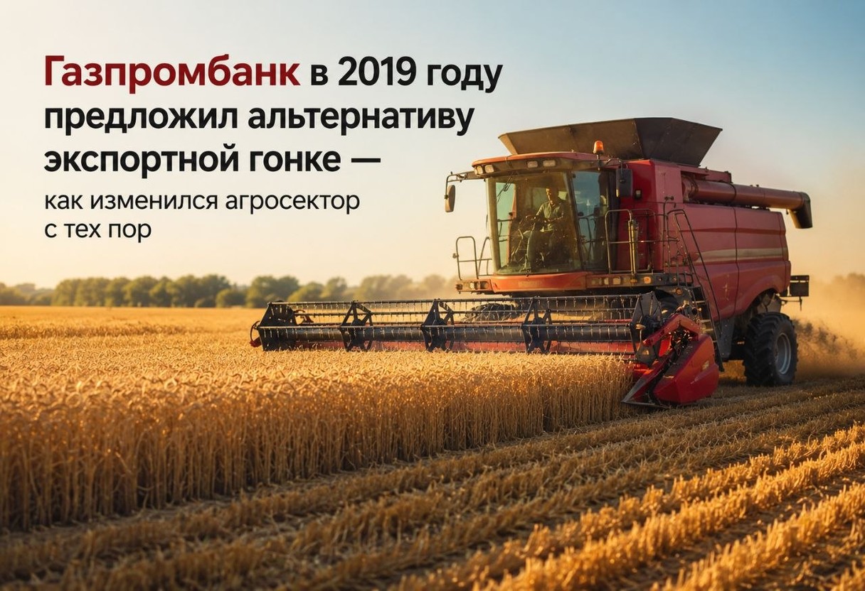 Газпромбанк в 2019 году предложил альтернативу экспортной гонке — как изменился агросектор с тех пор