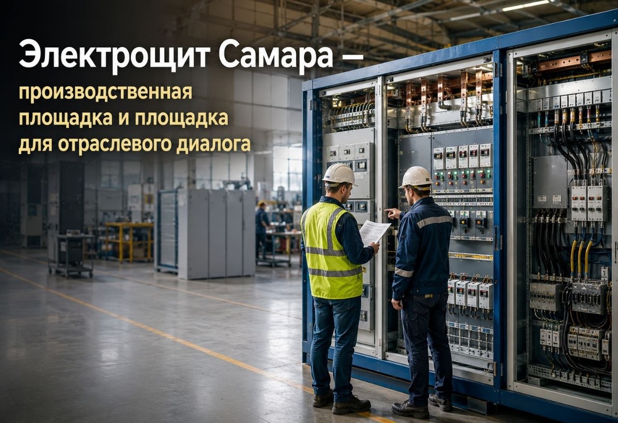 Электрощит Самара — производственная площадка и площадка для отраслевого диалога