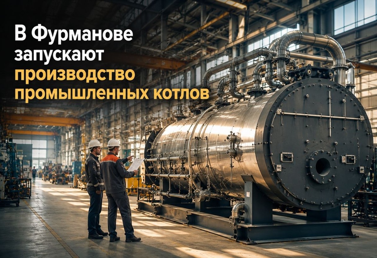 В Фурманове запускают производство промышленных котлов — проект при поддержке ФРП