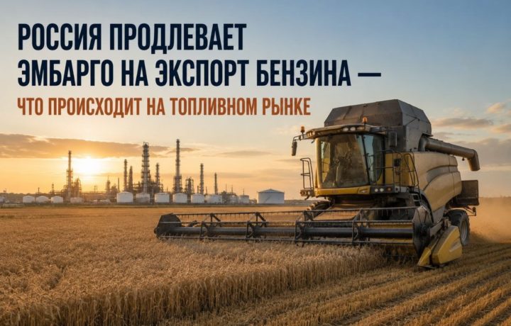 Россия продлевает эмбарго на экспорт бензина — что происходит на топливном рынке