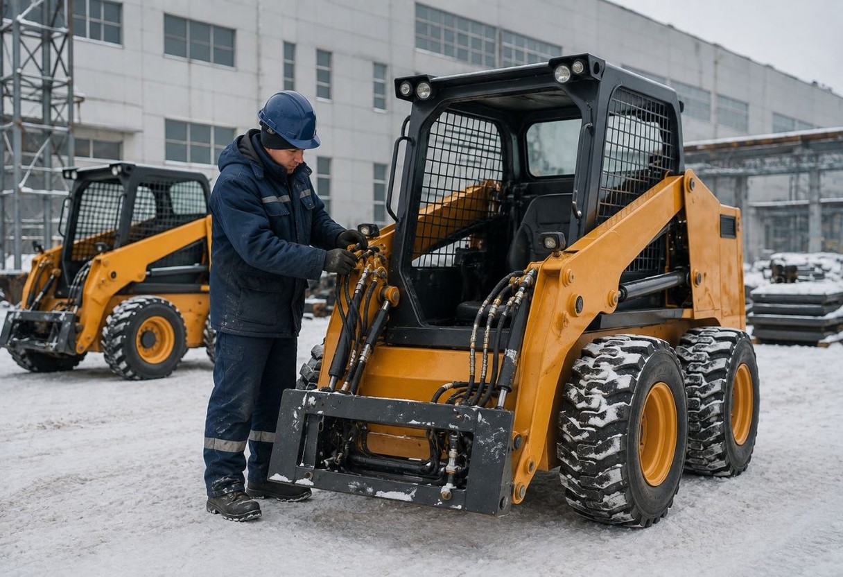Барнаульский мини-погрузчик: что он даст стройке и ЖКХ при весе 990 кг