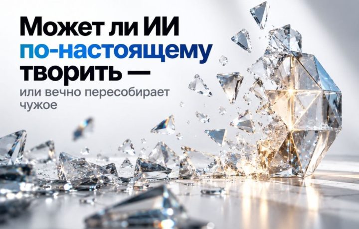 Может ли ИИ по-настоящему творить — или вечно пересобирает чужое