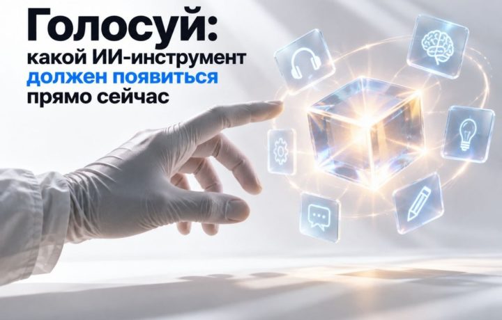 Голосуй: какой ИИ-инструмент должен появиться прямо сейчас